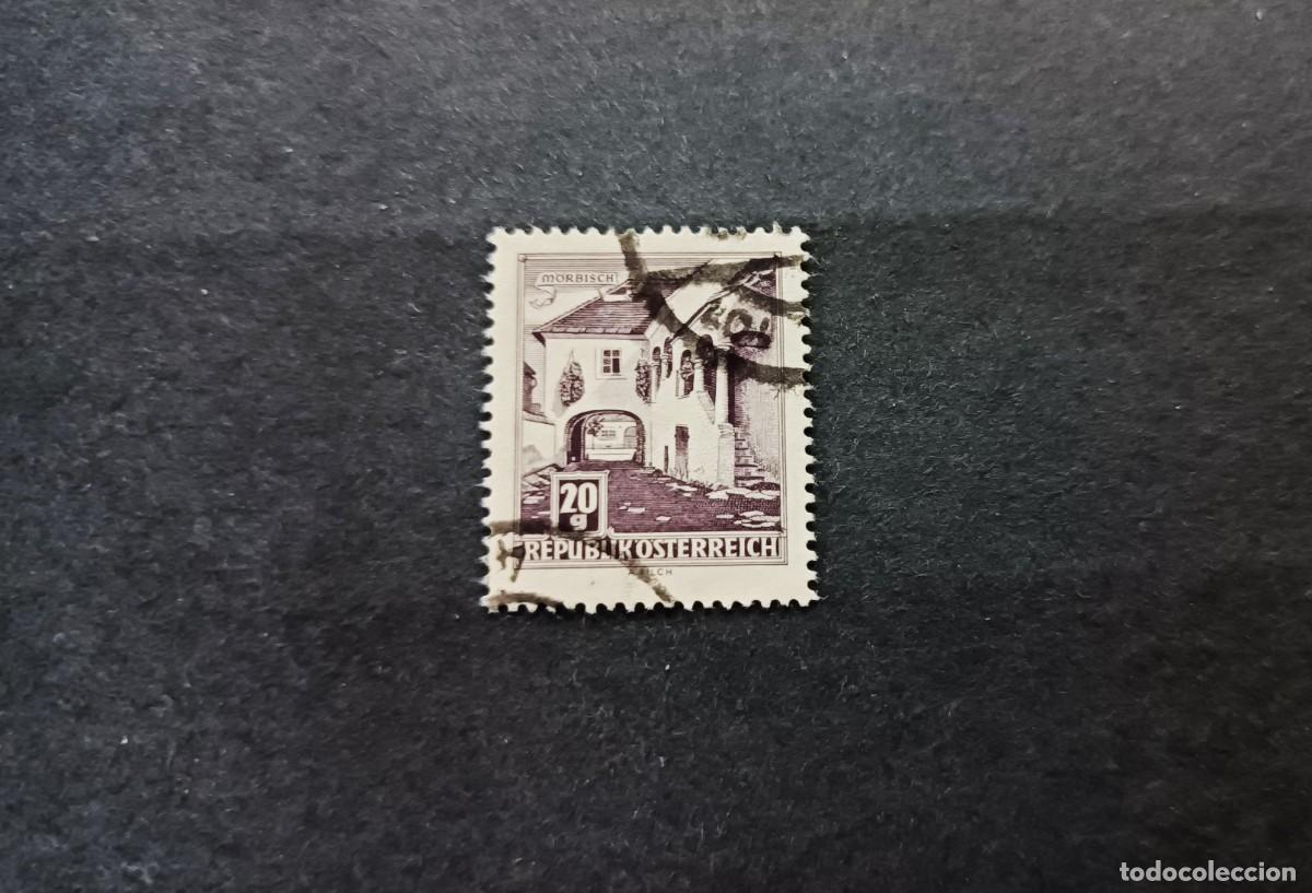 Sellos: Sello usado. Edificios. Granja. M&ouml;rbisch. 1961. Yvert 1295. - Foto 1