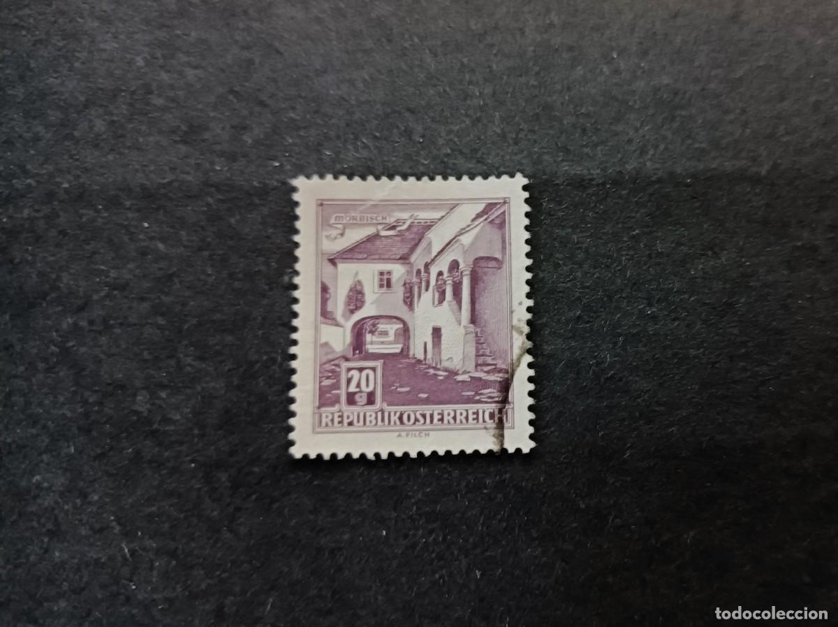 Sellos: Sello usado. Edificios. Granja. M&ouml;rbisch. 1961. Yvert 1295. - Foto 1