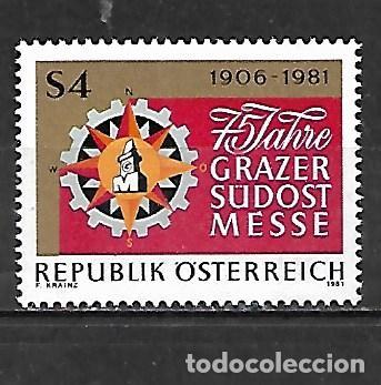 Sellos: 1981: 75&ordm; aniv. Feria de Graz (MNH**) - Foto 1