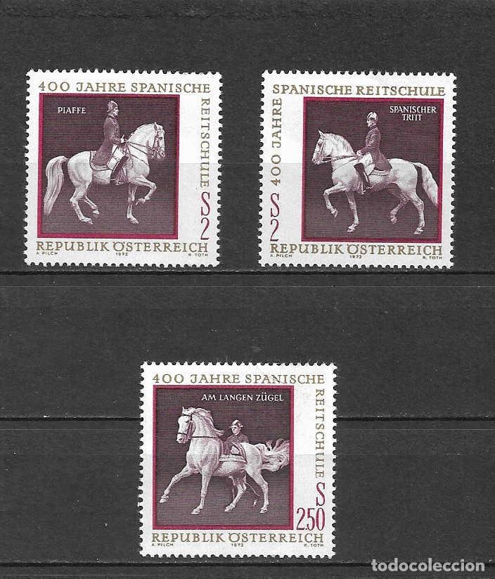 Sellos: caballos. Austria. sellos a&ntilde;o 1972 - Foto 1
