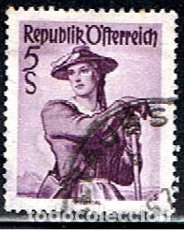 Sellos: AUSTRIA // YVERT 754 // 1948-50 ... USADO - Foto 1