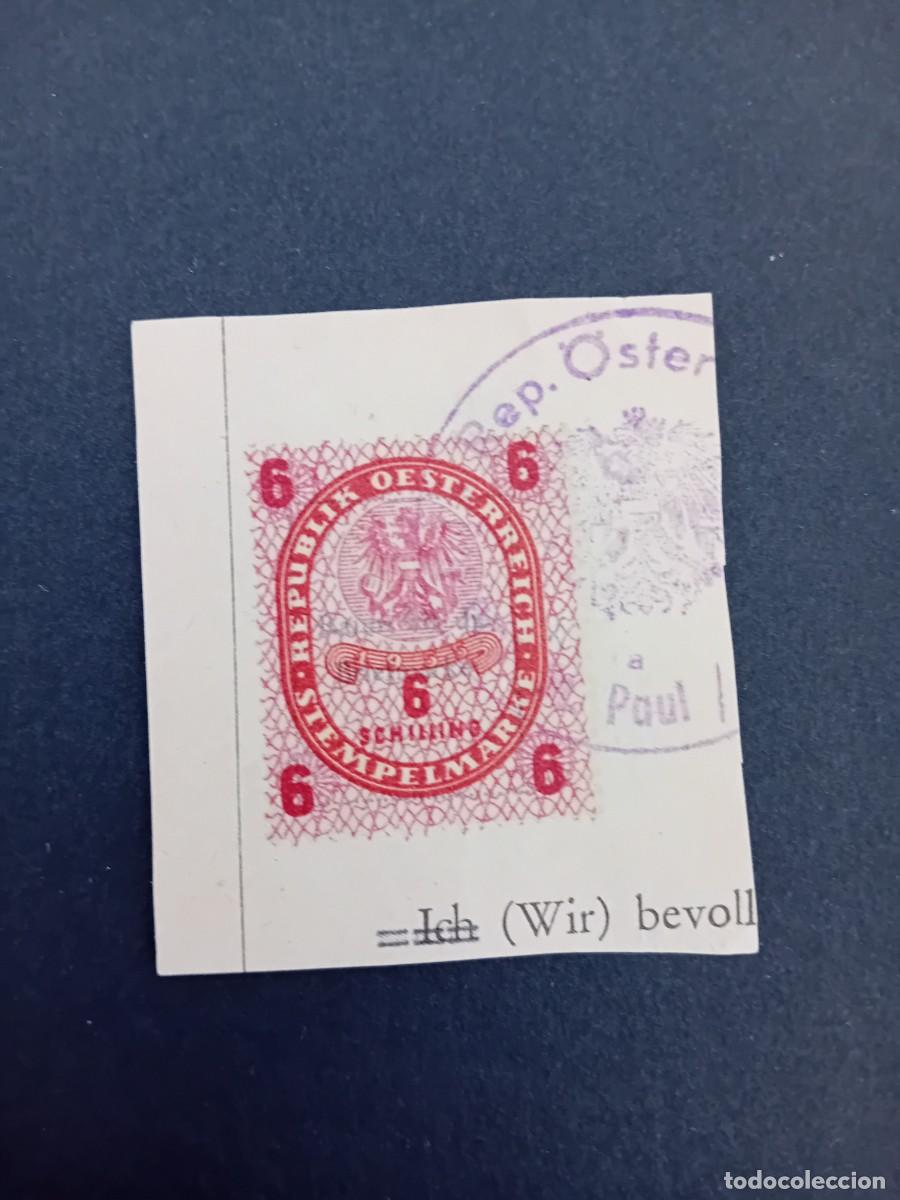 Sellos: AUSTRIA 6 SCHILLING 1955 USADO - Foto 1
