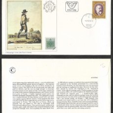 Sellos: SD)1979 AUSTRIA FIRST DAY COVER, MESSENGER WITH LETTER IN VIENNA, EUROPA CEPT ISSUE, POSTAL HISTORY,