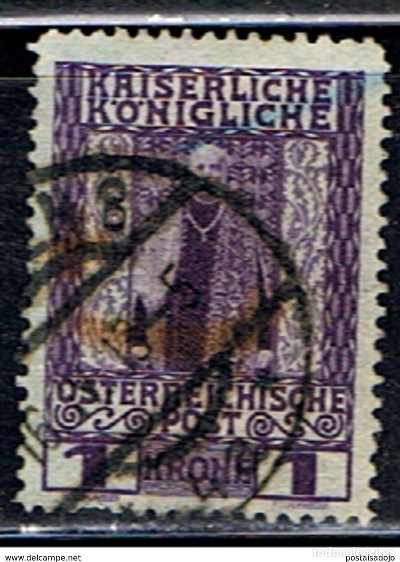 Sellos: AUSTRIA // YVERT 114 // 1908-13 ... USADO - Foto 1