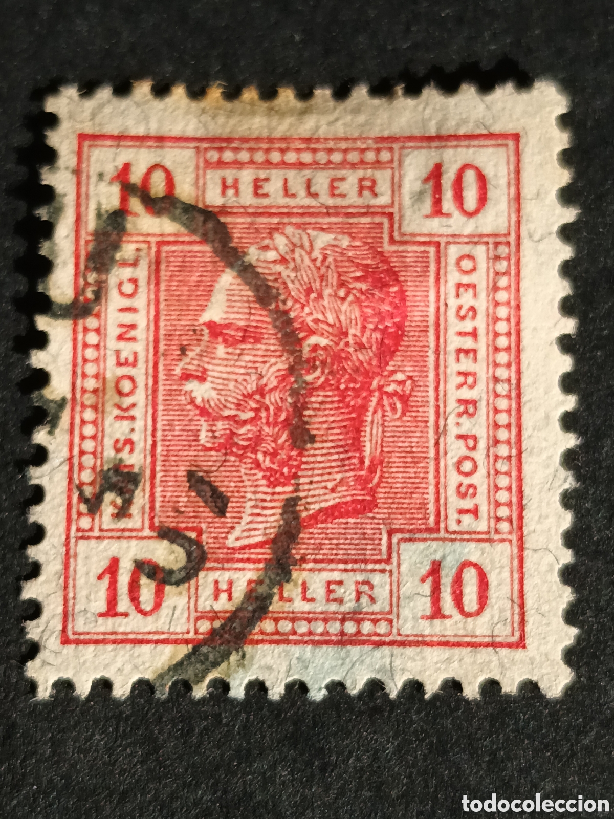 Sellos: AUSTRIA. SELLO CL&Aacute;SICO. USADO. - Foto 1