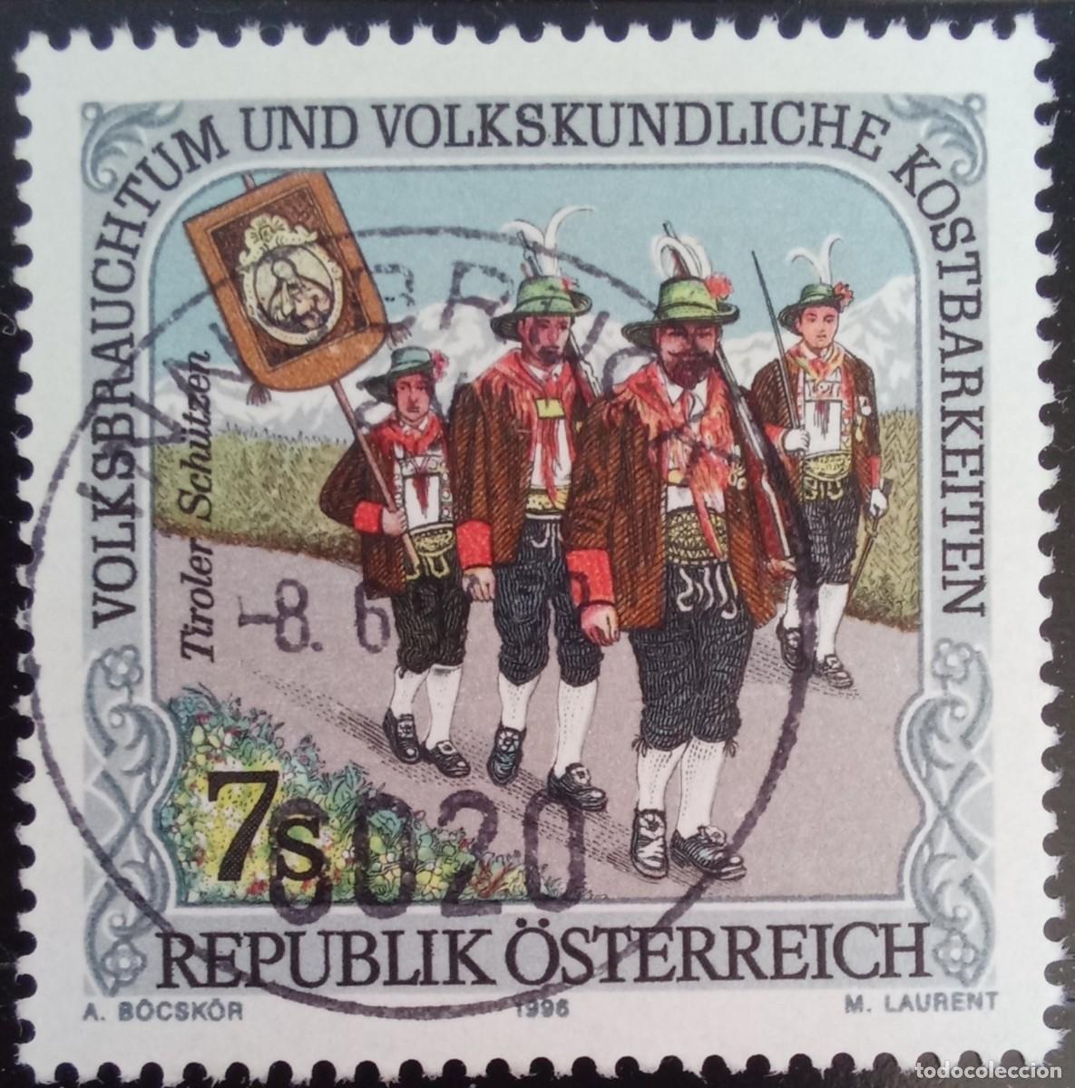 Sellos: Austria 1996. Folklore. Usado - Foto 1