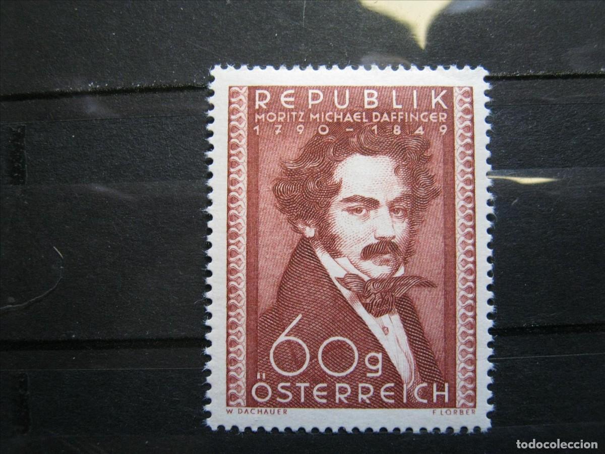 Sellos: AUSTRIA 1950 YVERT 784 MH* LUJO. - Foto 1