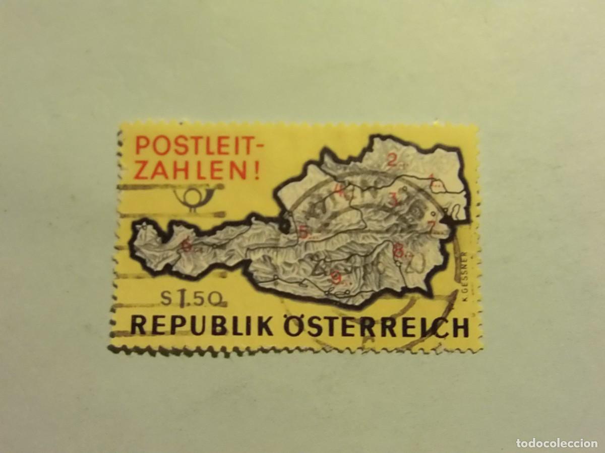 Sellos: ASUTRIA 1966 - MAPA - C&Oacute;DIGOS POSTALES - Foto 1