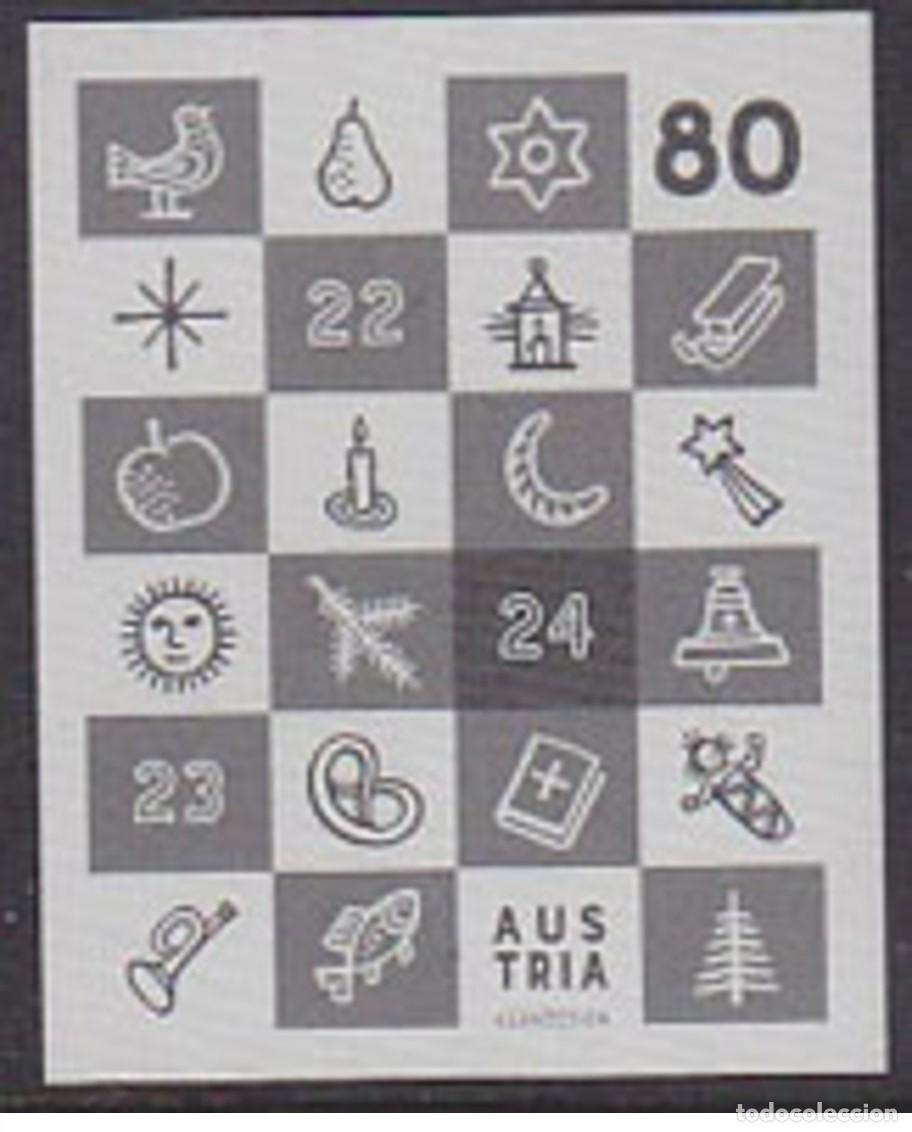 Sellos: Austria 2017 - Christmas black print mnh** - Foto 1
