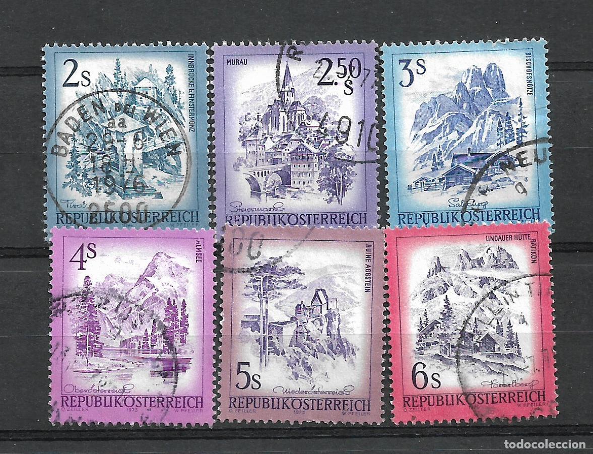 Sellos: austria 6 sellos usado - 8-27 - Foto 1
