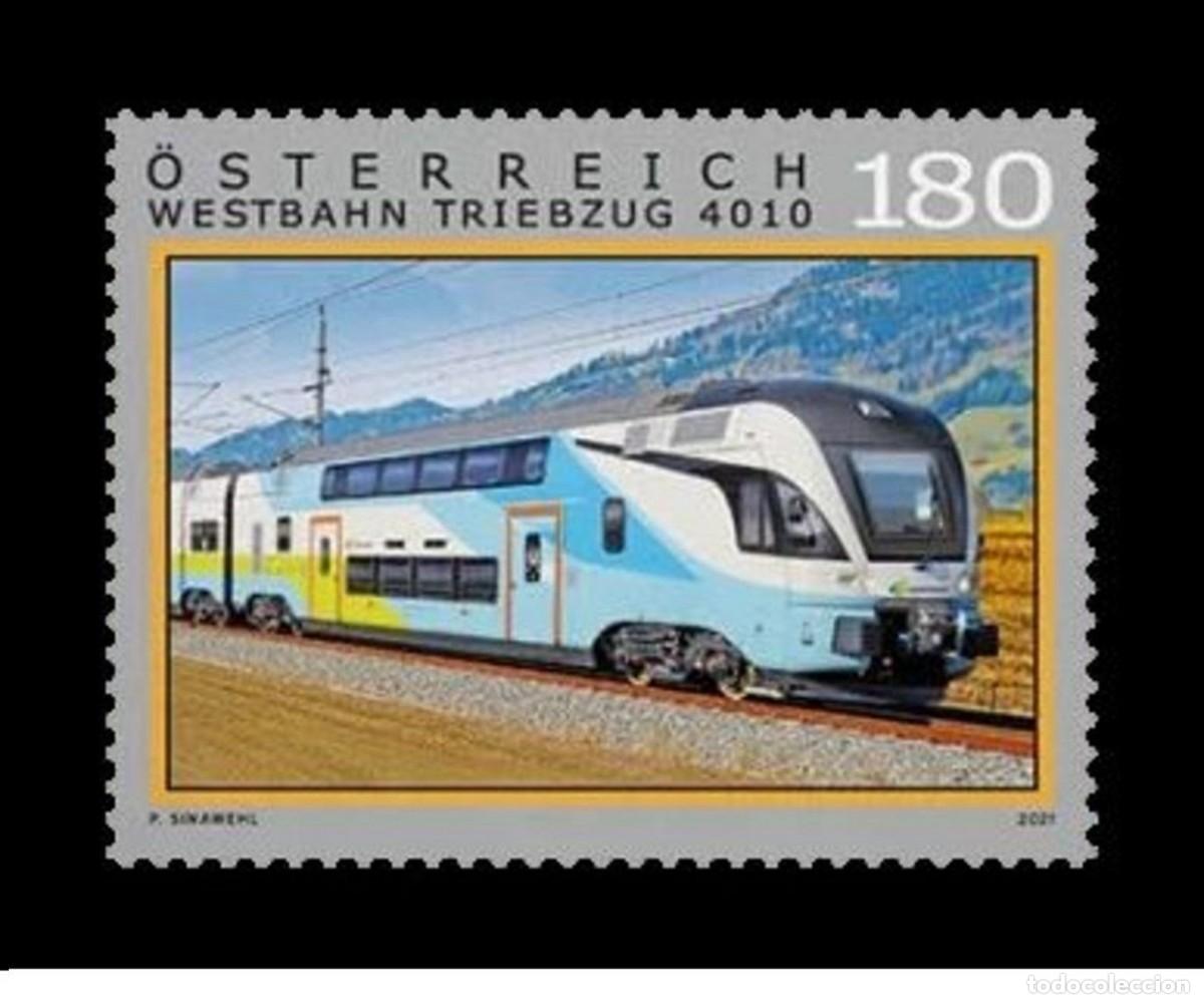 Sellos: Austria 2021 - Westbahn Triebzug 4010 mnh** - Foto 1