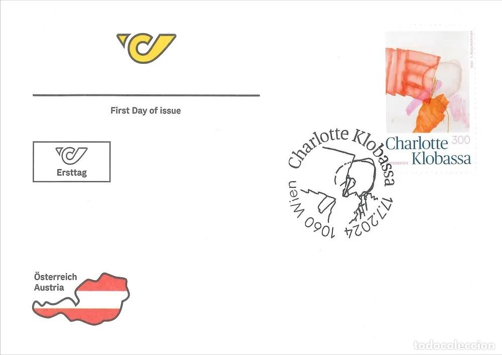 Sellos: Austria 2024- Charlotte Klobassa FDC - Foto 1
