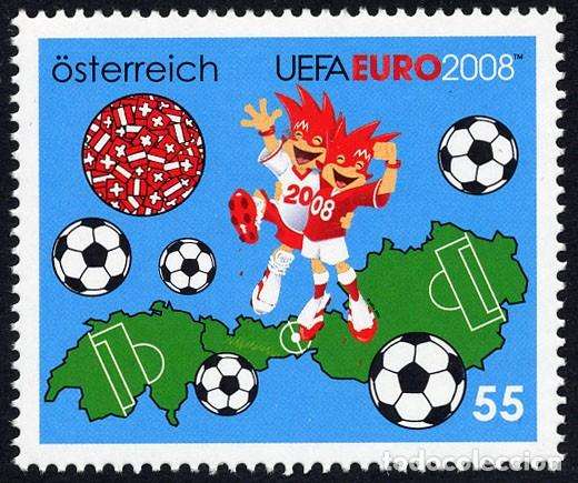 Sellos: Austria 2008 - UEFA EURO 2008 mnh** - Foto 1