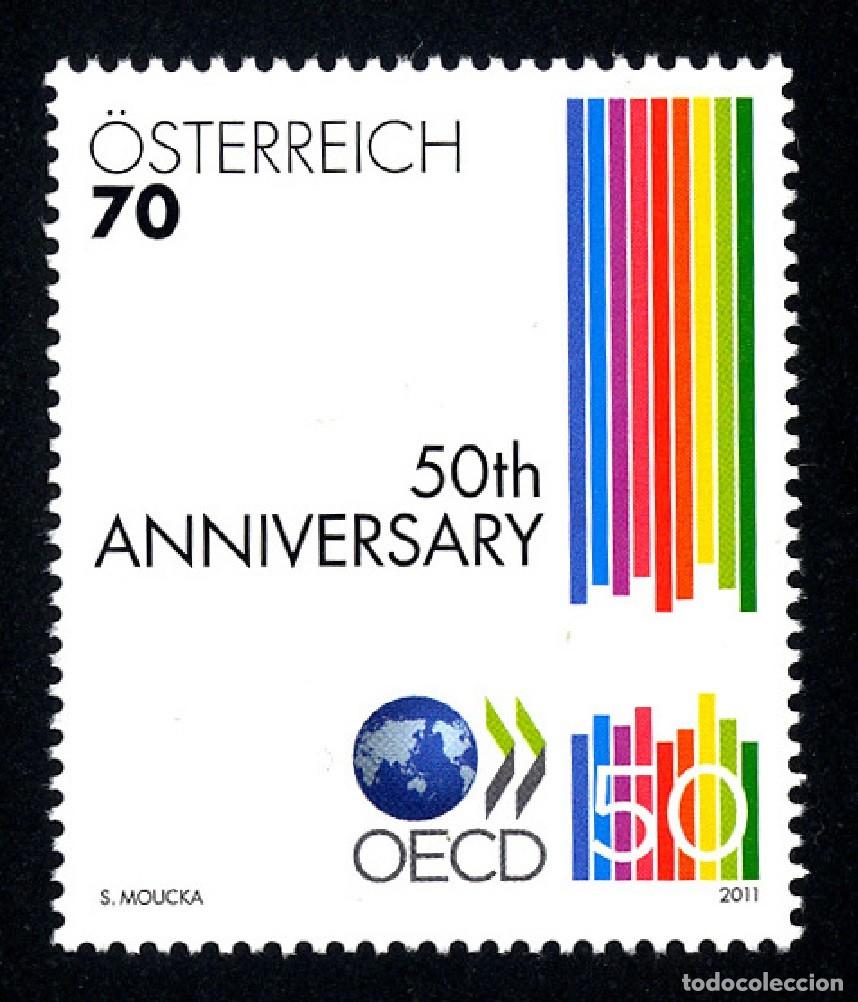 Sellos: Austria 2011 - 50 Jahre OECD mnh** - Foto 1