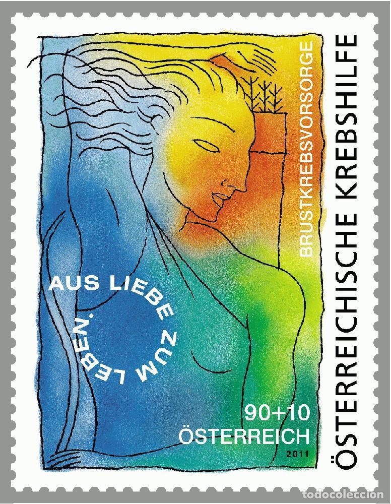 Sellos: Austria 2011 - Pink Ribbon mnh** - Foto 1