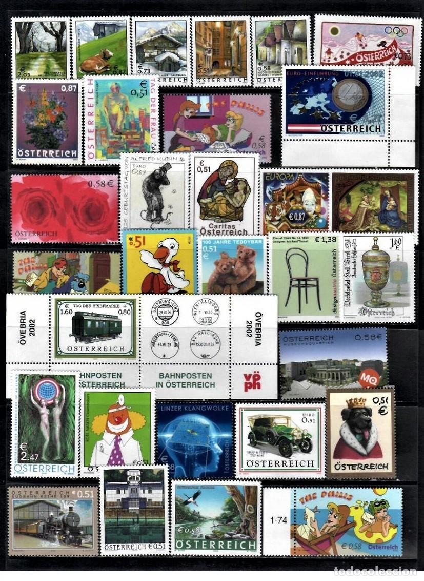Sellos: Austria 2002 - Complete year set mnh** - Foto 1