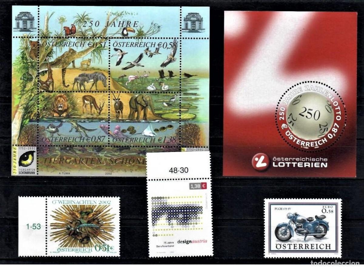 Sellos: Austria 2002 - Complete year set mnh** - Foto 2