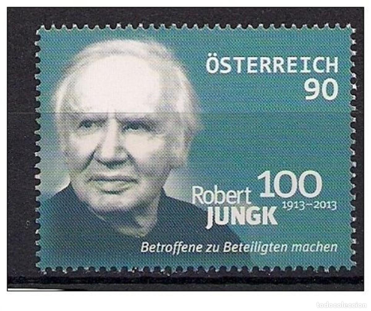 Sellos: Austria 2013 - Robert Jungk mnh** - Foto 1