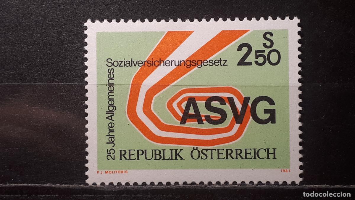 Sellos: AUSTRIA . **. A&Ntilde;O 1981. YVERT 1493 - Foto 1