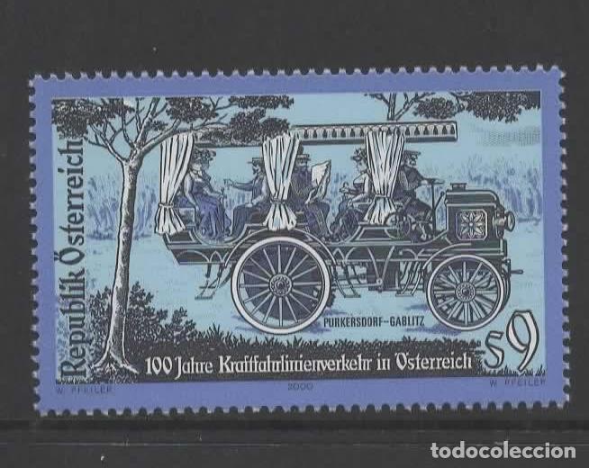 Sellos: AUSTRIA A&Ntilde;O 2000 TRANSPORTE AUTOBUS BUS - Foto 1