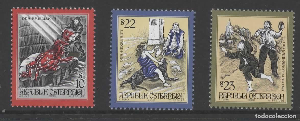 Sellos: AUSTRIA A&Ntilde;O 2000 LEYENDAS CUENTOS TALE - Foto 1