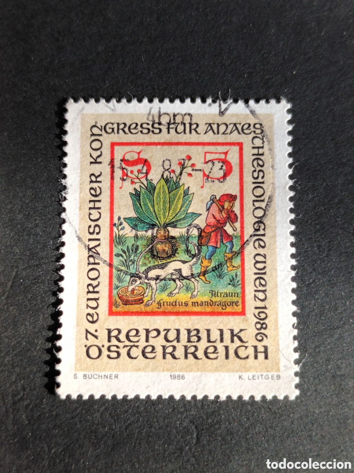 Sellos: AUSTRIA. SELLO USADO. 1986. - Foto 1