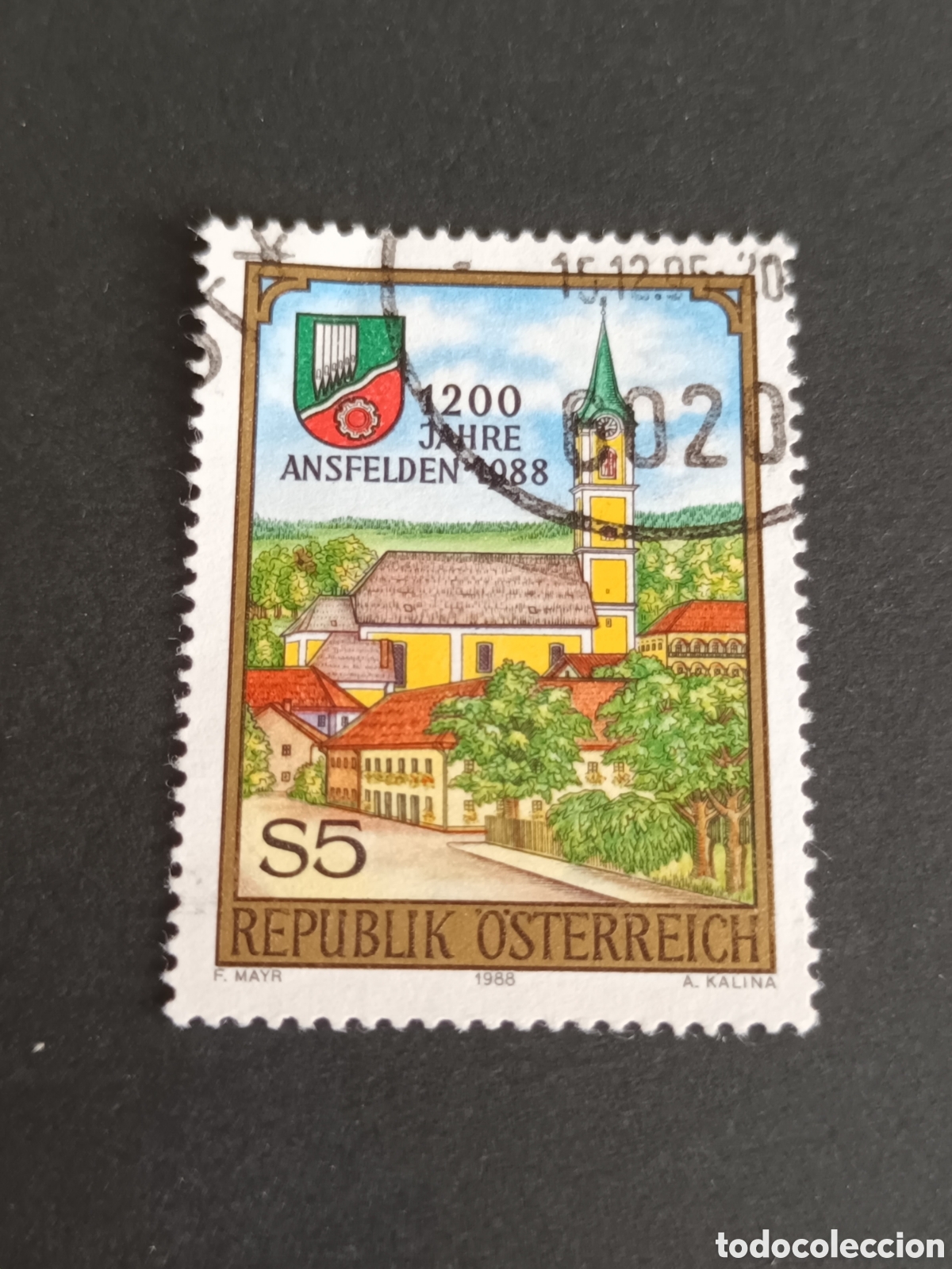 Sellos: AUSTRIA. SELLO USADO. 1988. - Foto 1