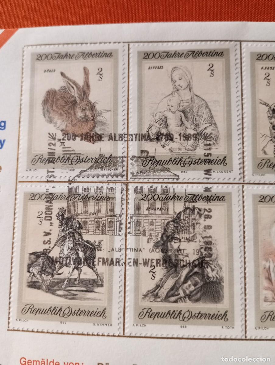 Sellos: AUSTRIA 1969, SPD PINTORES, - Foto 3