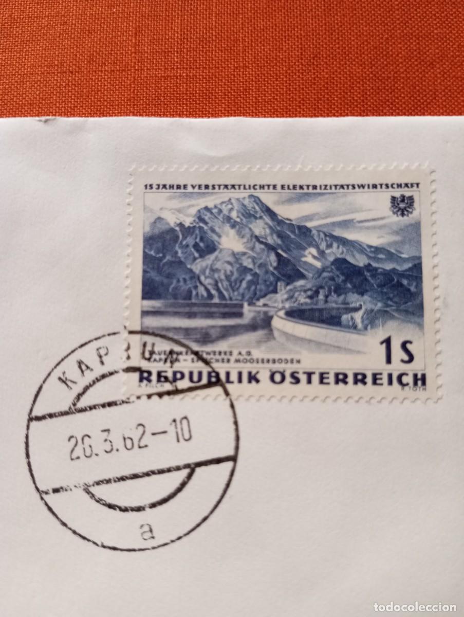 Sellos: AUSTRIA 1962, SPD , CENTRAL ELECTRICA DE GLOCKNER - Foto 2
