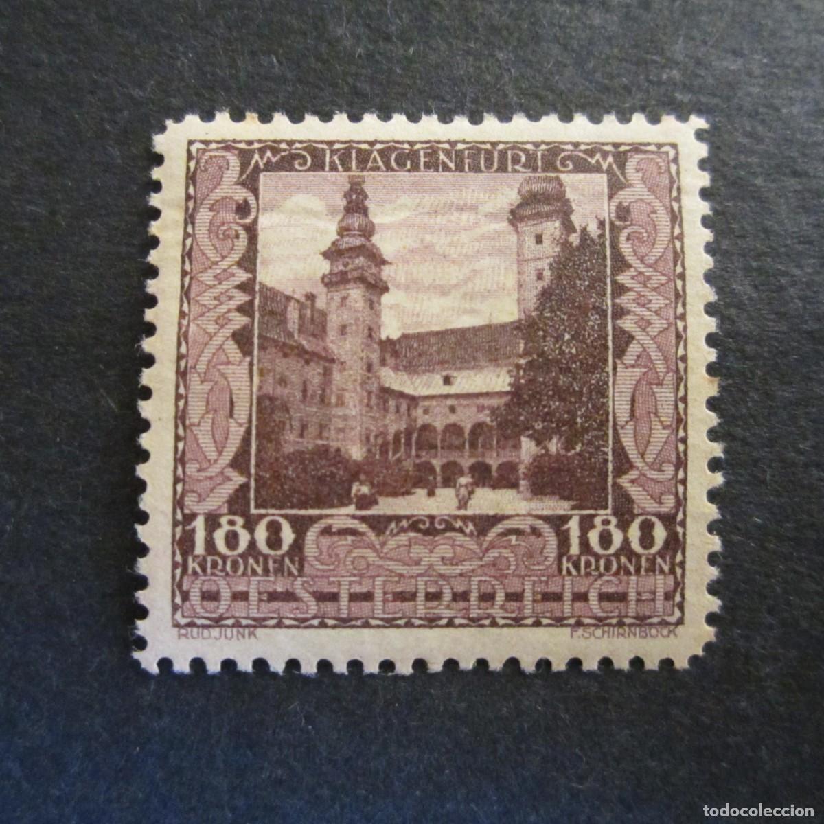 Sellos: AUSTRIA 1923 YVERT N&ordm; 307**, KLAGENFURT - Foto 1