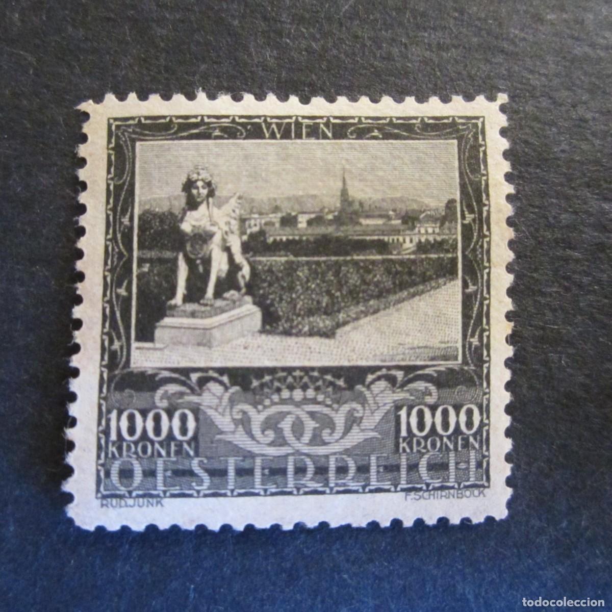 Sellos: AUSTRIA 1923 YVERT N&ordm; 312**, VIENNE - Foto 1