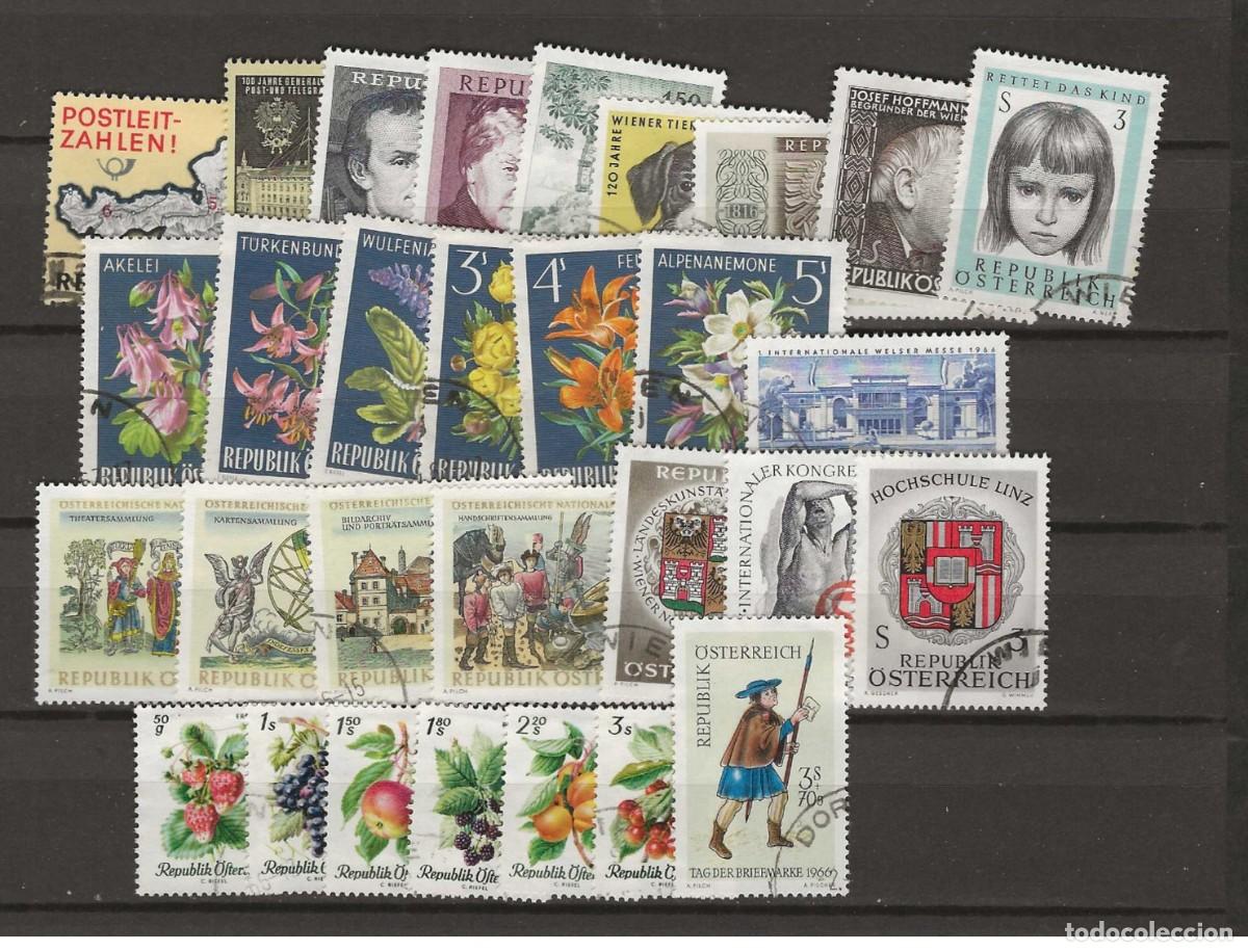 Sellos: Austria 1966 - A&ntilde;o completo usado (o) - Foto 1