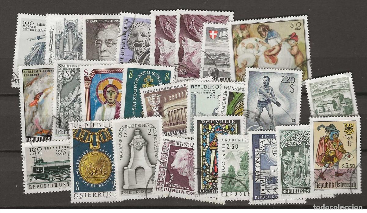 Sellos: Austria 1967 - A&ntilde;o completo usado (o) - Foto 1