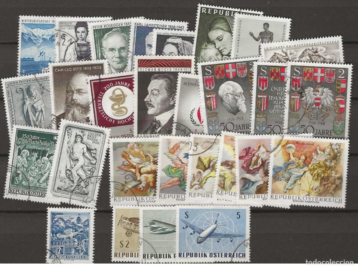 Sellos: Austria 1968 - A&ntilde;o completo usado (o) - Foto 1