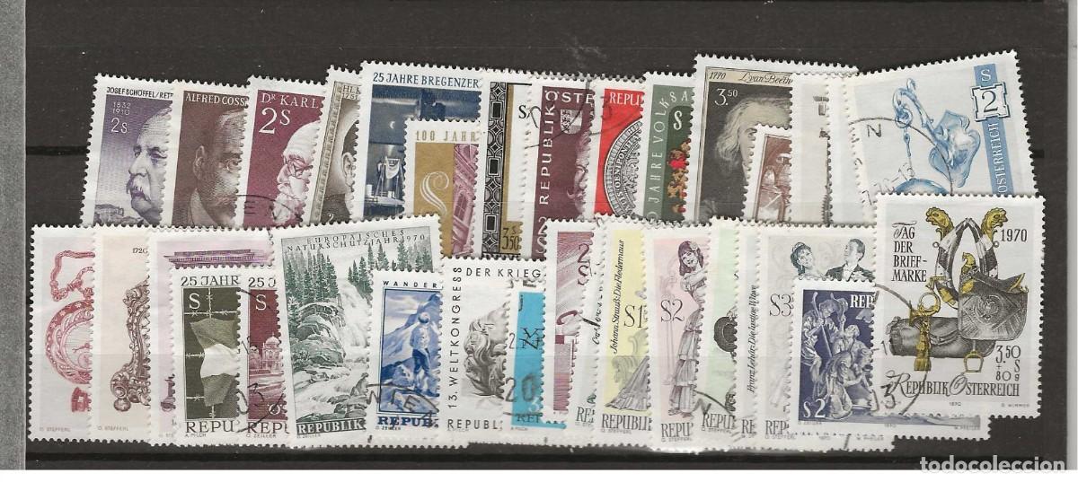 Sellos: Austria 1970 - A&ntilde;o completo usado (o) - Foto 1