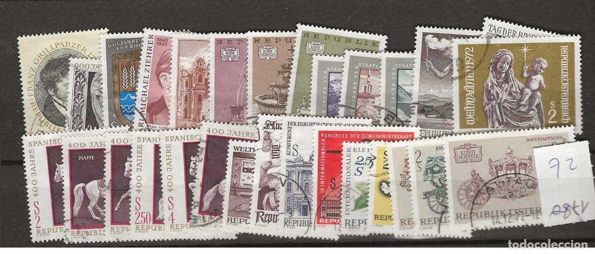 Sellos: Austria 1972 - A&ntilde;o completo usado (o) - Foto 1