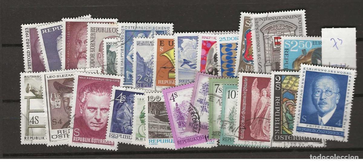 Sellos: Austria 1973 - A&ntilde;o completo usado (o) - Foto 1