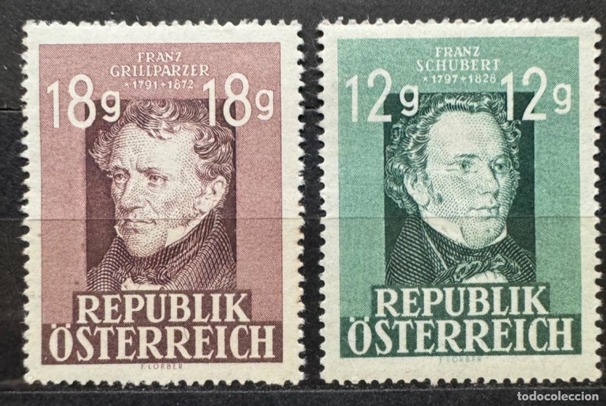 Sellos: Austria 1947 Yvert 664-665 - Foto 1