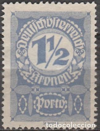 Sellos: 1919 - 1921 - AUSTRIA - TASA - YVERT 85 - Foto 1