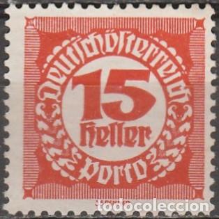 Sellos: 1919 - 1921 - AUSTRIA - TASA - YVERT 77 - Foto 1