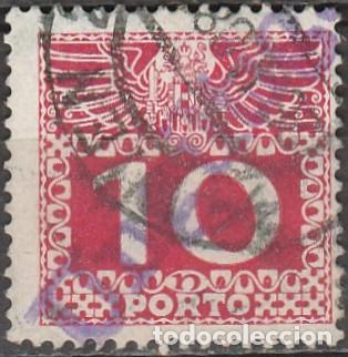 Sellos: 1908 - 1910 - AUSTRIA - TASA - YVERT 38 - Foto 1