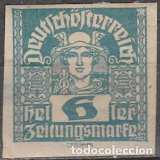 Sellos: 1920 - AUSTRIA - MERCURIO - YVERT 39 - Foto 1