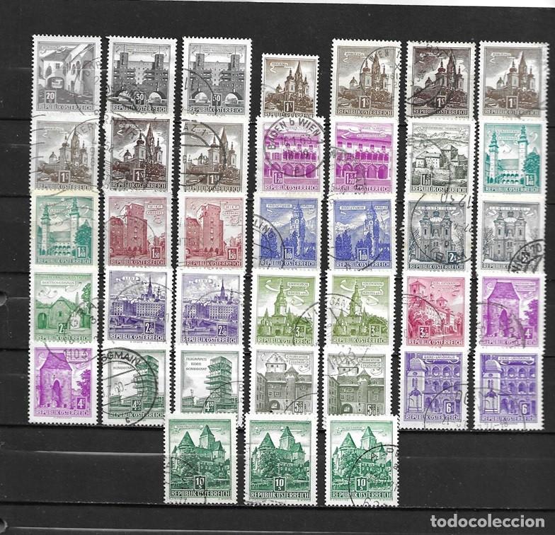 Sellos: Austria, monumentos y edificios, 1957 a 1965, usados - Foto 1