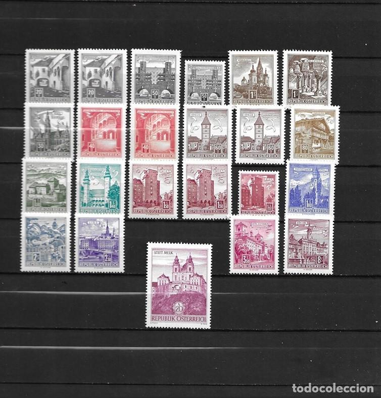 Sellos: Austria, monumentos y edificios, 1957 a 1970, nuevos, MNH** - Foto 1