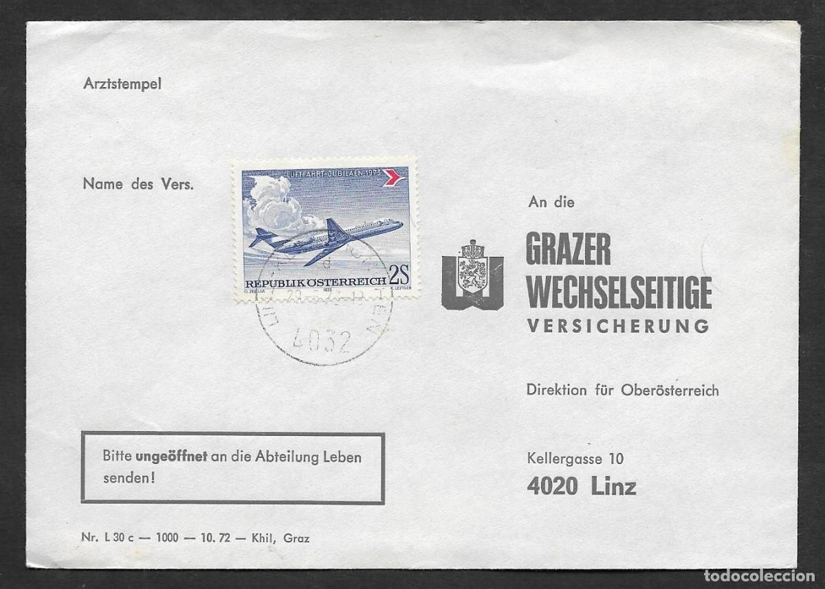 Sellos: SKV) 1973 AUSTRIA, COMMERCIAL PLANE, XF - Foto 1