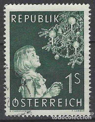 Sellos: AUSTRIA 1953 - NAVIDAD - USADO - Foto 1
