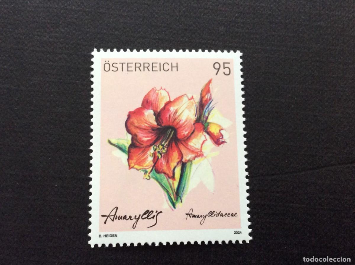 Sellos: AUSTRIA A&Ntilde;O 2024. FLORA. AMARILIS - Foto 1