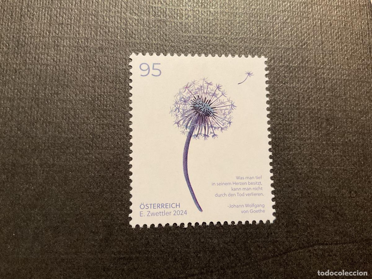 Sellos: AUSTRIA A&Ntilde;O 2024. FLORA. DIENTE DE LEON - Foto 1