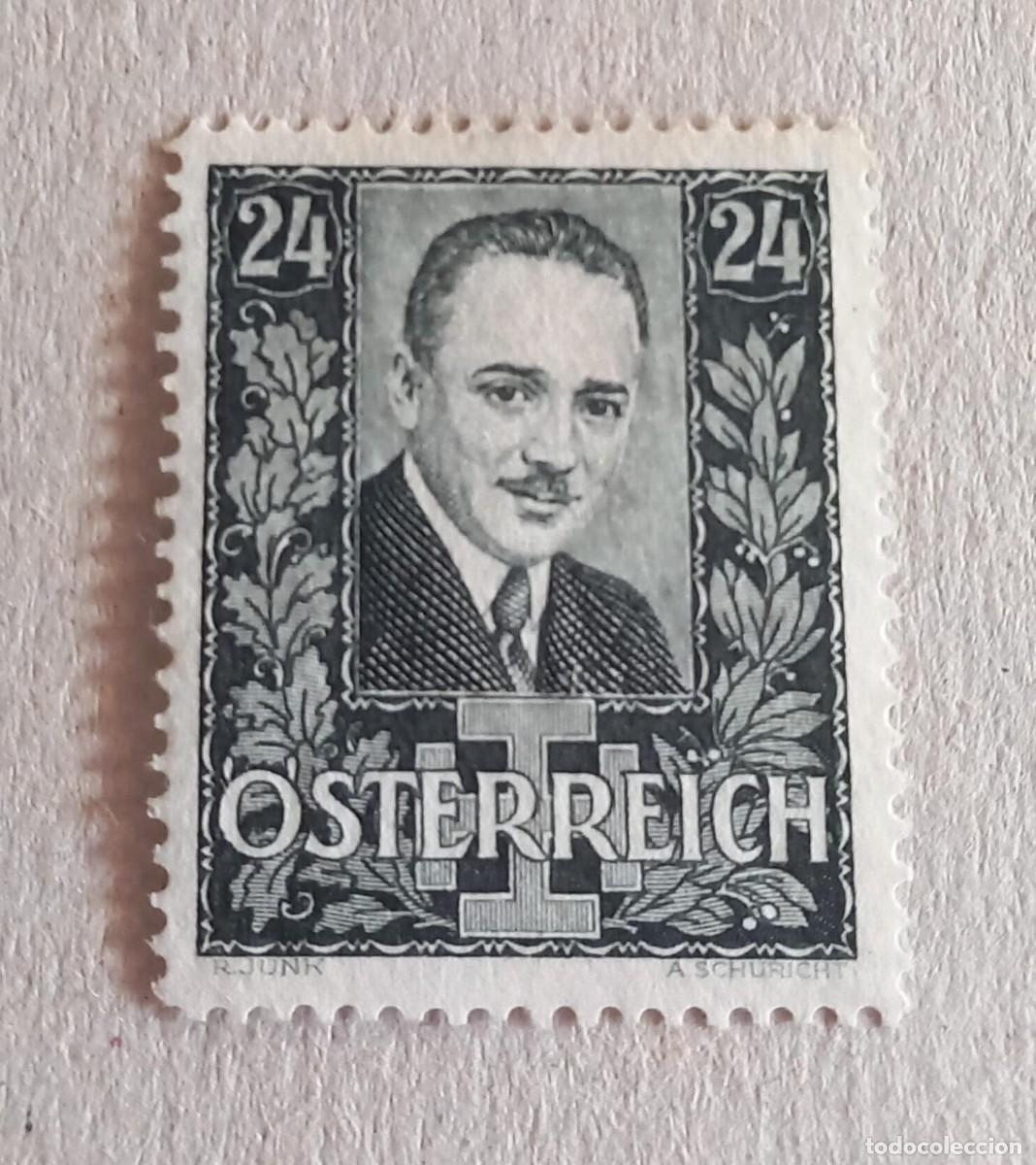 Sellos: Austria 1934 Engelbert Doffuss - Foto 1