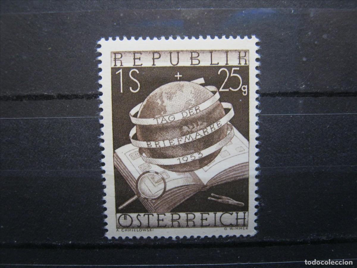 Sellos: AUSTRIA 1953 YVERT 828 MH* LUJO - Foto 1